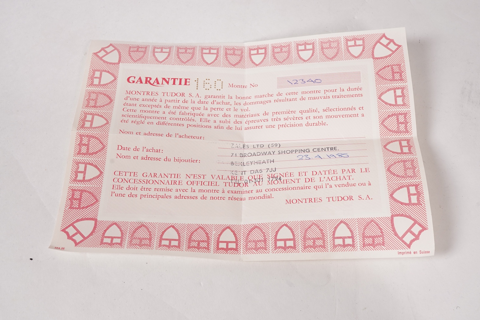 A gentleman's mid 1980's stainless steel Tudor Oyster Prince self-winding rotor wrist watch, on a stainless steel Tudor bracelet